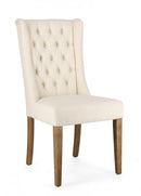 Set 2 Sedie 51x63x104h cm Columbia Naturale Bouclè 