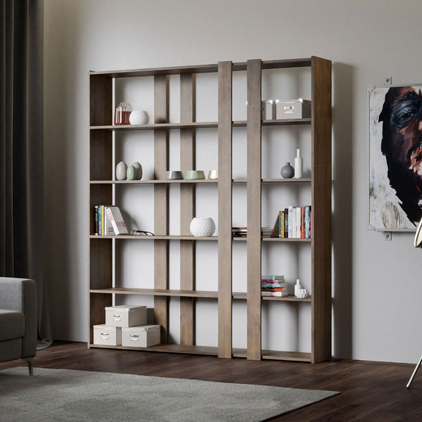 prezzo Libreria Moderna 5 Ripiani 178x36x204 cm in nobilitato Marrone
