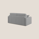 Divano Letto 3 Posti 186x92x96 cm in Tessuto Grigio