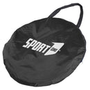 Porta da Calcio 128x84x81 cm Pieghevole Pop-Up Nera e Gialla