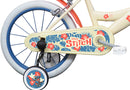 Bicicletta per Bambina 14"" 2 Freni con Licenza Disney Stitch Bianca