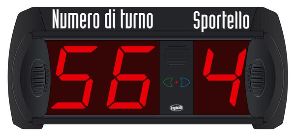 sconto 2+1-stellige Visel MultiPoint Queue Controller LED-Anzeige MD-M21 Schwarz
