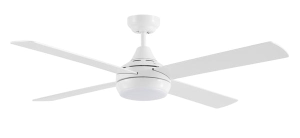 online Deckenventilator mit 4 Flügeln und LED Ø122 cm 5 Geschwindigkeit Martec Link White