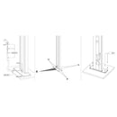 Doccia da Giardino Miscelatore e Lavapiedi Arkema Spring Plus Grigio Antracite