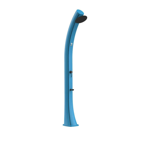 Doccia Solare da Giardino 40L Miscelatore e Lavapiedi Sined Sole XXL Blu sconto