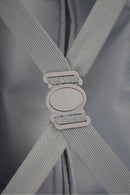 Trolley Valigia Bagaglio a Mano Rigida in ABS 4 Ruote Soriani Silver