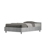 Letto 1 Piazza e Mezzo Nuamo Grigio Varie Misure