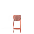 Set 4 Sedie 46x42xH93 cm in Polipropilene Spot Arancione