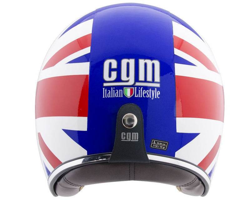 Casco Jet per Scooter Occhiale Interno CGM Trafalgar 133K Blu