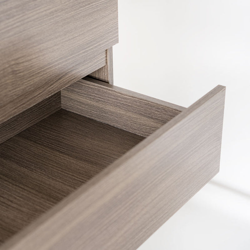 Cassettiera 5 Casetti 77x111x50 cm in Legno Rovere