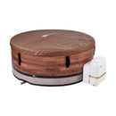 Vasca Idromassaggio Piscina Spa Duet Diva Smart 6 Adulti 930 L Ø173x65 cm in PVC Effetto Legno 