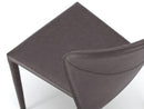 Set 4 Sedie 49x56xH82 cm in Similcuoio Break Grigio Scuro