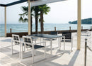 Set da Giardino Tavolo e 4 Sedie in Alluminio Ranieri Quick