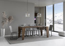 Consolle Allungabile 90-196x42x77 cm in Nobilitato Marrone