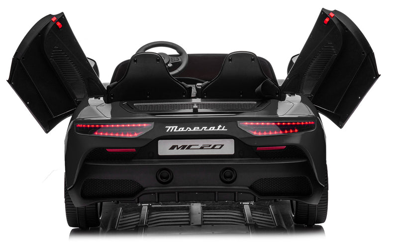 Macchina Elettrica per Bambini 12V con Licenza Maserati MC20 Nera