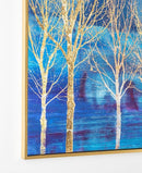 Quadro Dipinto a Mano 100x3,2x70 cm in Stampa su Tela