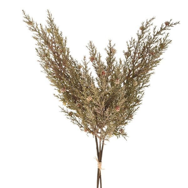 prezzo Set 4 Künstliches Heidekraut mit 3 Ästen Höhe 50 cm Grün