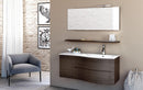 Mobile Bagno Sospeso 121,5cm TFT Swing Rovere Scuro D