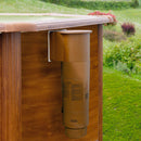 Piscina Ovale Fuori Terra 500x300xh120 cm in Acciaio e PVC Gre Sicilia