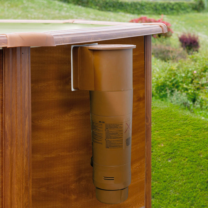 Piscina Ovale Fuori Terra 500x300xh120 cm in Acciaio e PVC Gre Sicilia