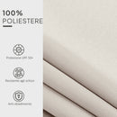 Telo di Ricambio per Tenda Parasole Retrattile 3x2,5 m in Poliestere Anti UV 50+ Crema      