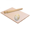 Asse Per Impastare Spianatoia In Legno Con Mattarello Pasta Pizza 75x50 cm