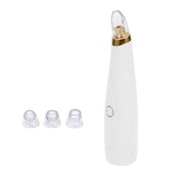 sconto Aspirator für Mitesser und Pickel Akku-Gesichtsreinigung Weiß