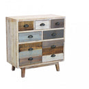 Mobile Clark 80x40x85 h cm in Legno Multicolor