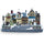 Weihnachtsdorf Weihnachtsstadt 38x15x20 cm mit Lichtern, Geräuschen und Bewegung