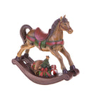 Statuina Cavallo a Dondolo 32,5 cm in Resina