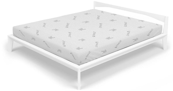 prezzo Stretch-Matratzenbezug aus hellgrauem Polyester, verschiedene Größen