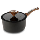 Casseruola Ø18 cm Antiaderente Induzione Silex Elegance Wood Nero