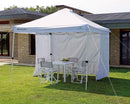 Gazebo Pieghevole da Giardino in Ferro 3x3m Bianco