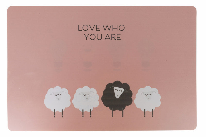 Set 6 Tovagliette Rettangolare Double Face 45x30 cm Villa d'Este Home Tivoli Be Positive