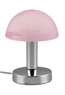 Lampada da Tavolo da Interno Attacco E14 in Metallo Cromo