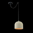 Lampada pendente Loft in Metallo Broni Nero