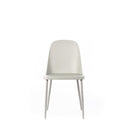 Set 4 Sedie 46x55xH80 cm in Polipropilene Tamara Grigio Chiaro