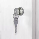 Set 3 Banconi Angolari da Negozio e Reception con Mensole e Vetrine Bianco Brillante