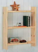 Piattaia in Legno Abete Grezzo 60x15x70cm Porta Piatti Fumer Trio