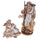 Krippe 2 Figuren H38 cm aus Harz