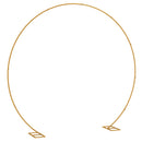 Arco da Giardino 280x60x258 cm per Decorazioni e Piante Rampicanti in Acciaio Oro      