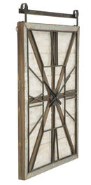 Orologio da Muro West 60x4x89 cm Legno di Abete e MDF e in Ferro