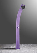 Doccia Solare da Esterno Giardino 30L Miscelatore Arkema Spring Fascia Inox Grigio Antracite