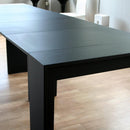 Consolle Allungabile in Legno H78x42x110\/302cm Itamoby Arcobaleno Bianco Lucido Classica