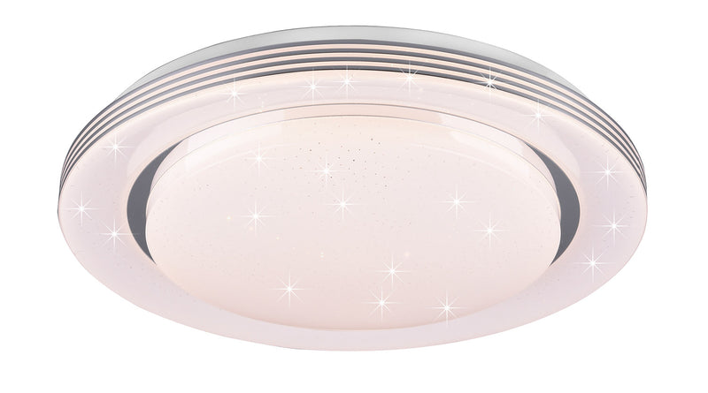 Plafoniera da Interno a LED in Plastica Bianco