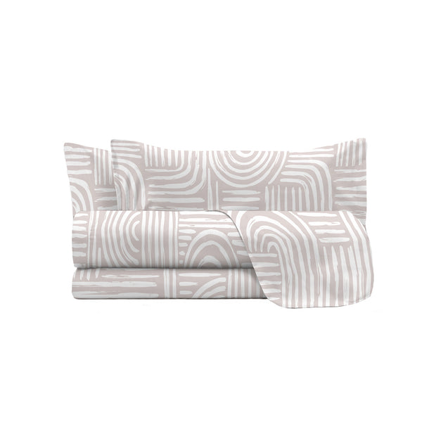 Set Lenzuola con Stampa Sopra Sotto e Federe Linea Ida Diana Varie Misure online