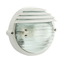 Lampada Applique Tonda Grande Colore Bianco per Esterno Linea Palpebra Sovil