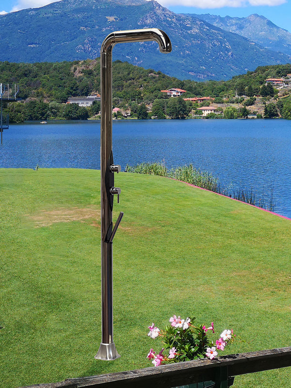 sconto Doccia da Giardino con Soffione e Doccetta Arkema Diamond Inox I445