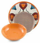 Servizio Piatti 18 Pezzi in Porcellana e Gres Villa d'Este Home Tivoli Cala Lisboa Multicolor