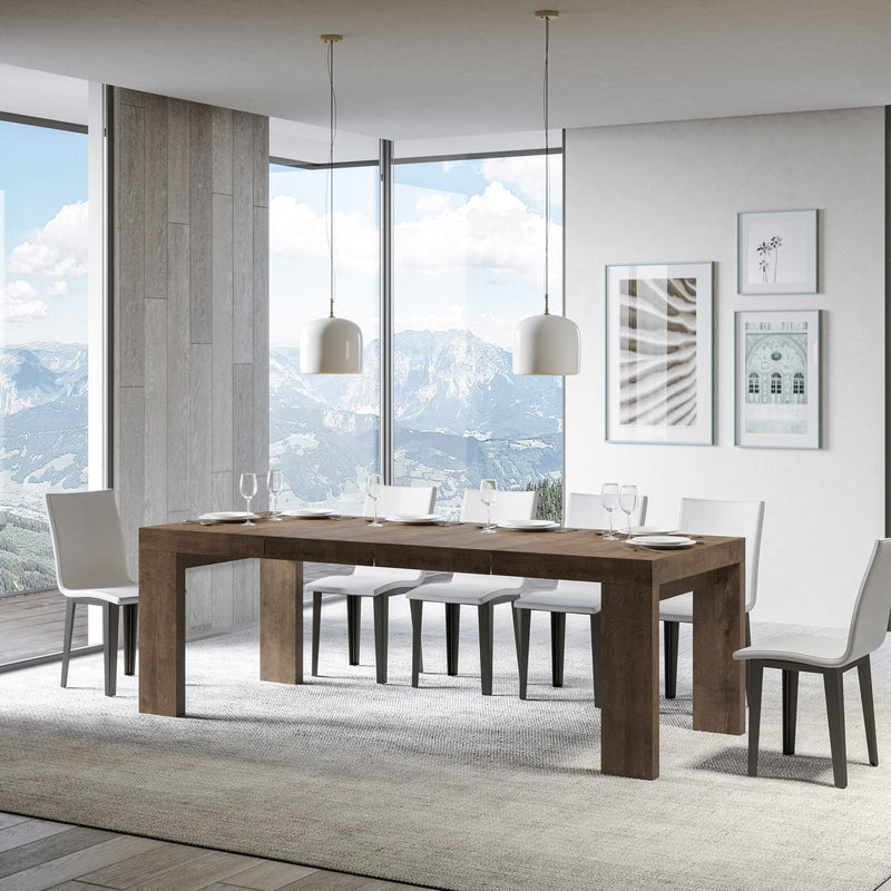 Tavolo Allungabile 120/224x90x77 cm Roxell Premium Noce